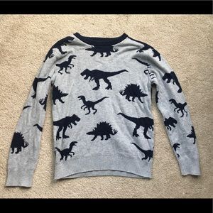 Kids Gymboree dinosaur sweater, size medium